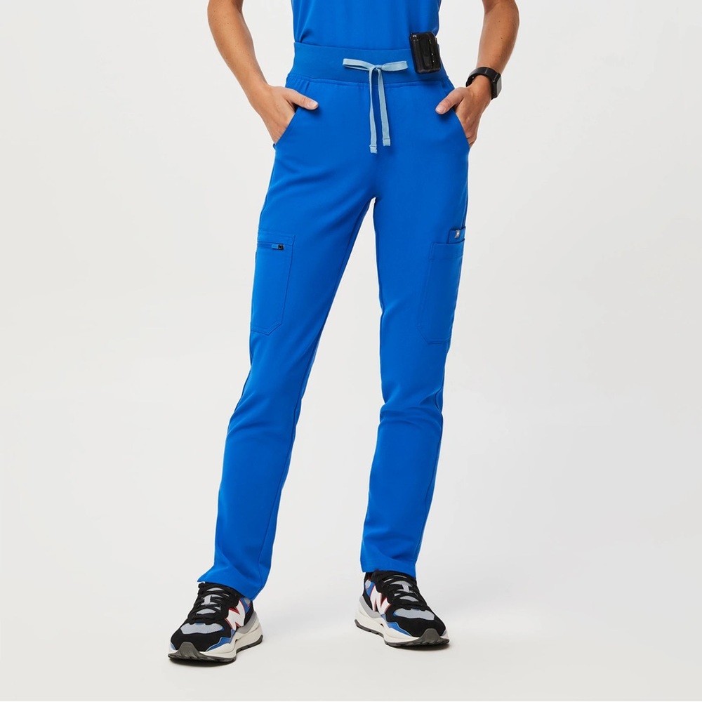FIGS High Waisted Yola Skinny Scrub Pants - Picture 2 of 11